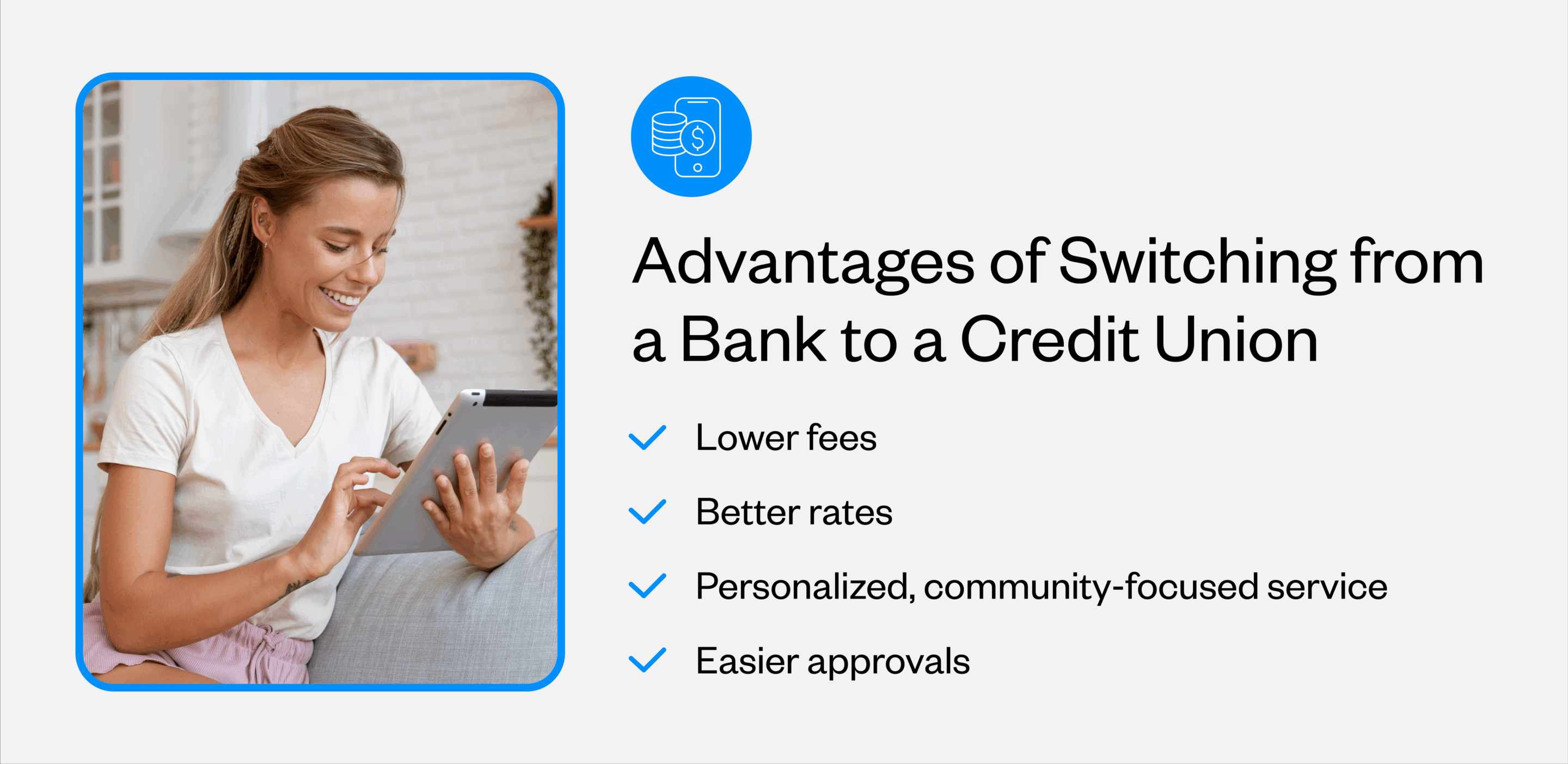 advantages of switching from a bank to a credit union