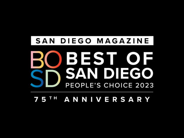 San Diego Magazine Best of San San Diego People's Choice 2023, 75th Anniversary