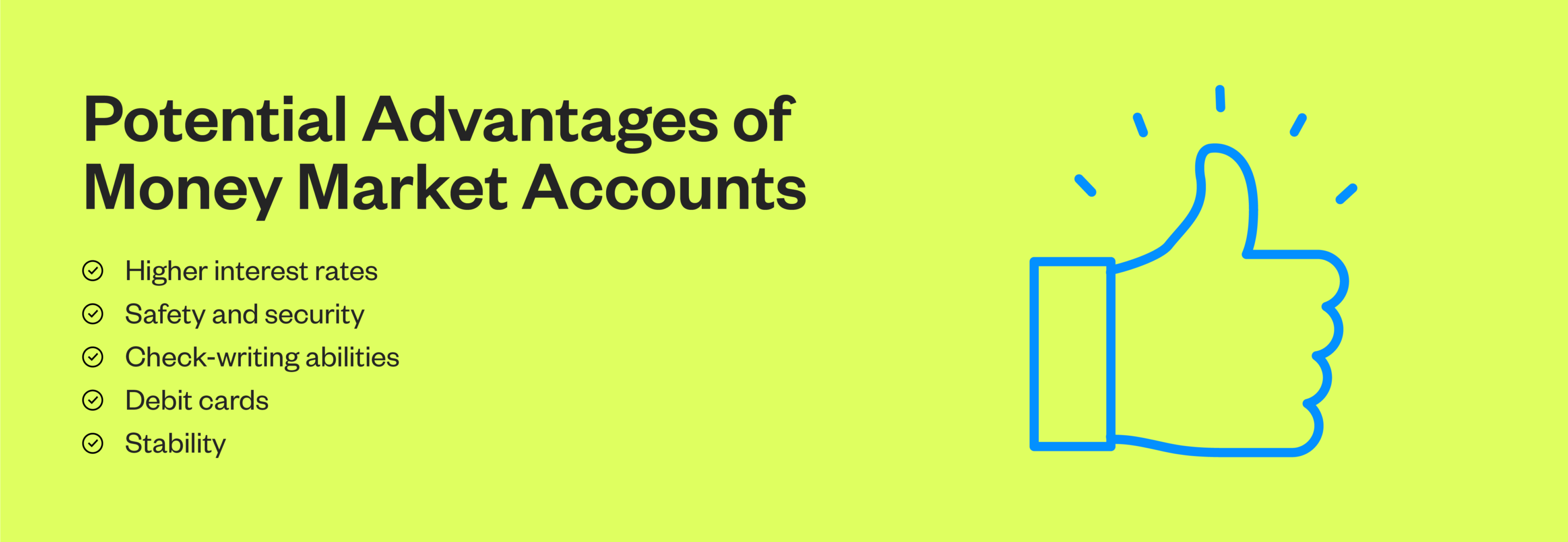 Money market accounts vs. alternative accounts