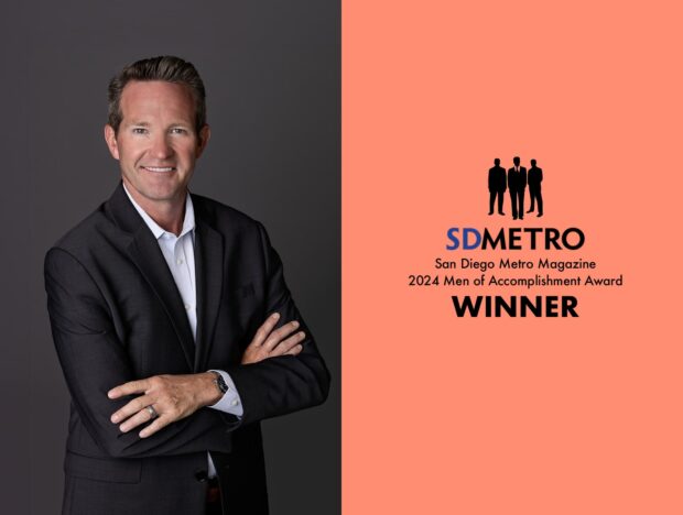San Diego Metro Magazine 2024 Men of Accomplishment Award Winner